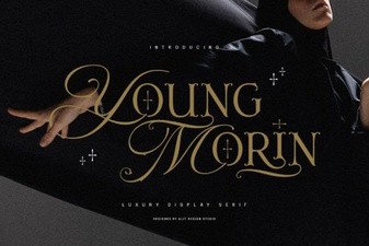 Young Morin Font for Creative Design Projects
