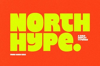 North Hype Font Design Trends and Creative Uses