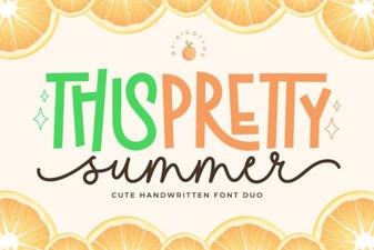 Pretty Summer Font Design Ideas for Creative Projects