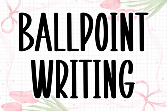 Ballpoint Writing Font for Creative Projects