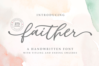 Faither Font Design Trends and Usage Ideas