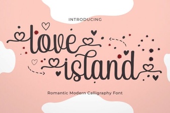 Love Islan Font Design Trends and Creative Uses