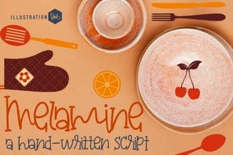 Melamine Font Design Trends and Creative Uses