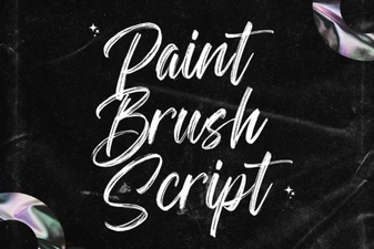 Paint Brush Script Font for Creative Projects