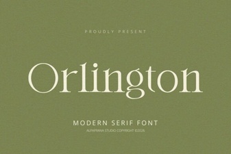 Orlington Font Design and Creative Projects