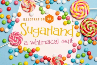 Sugarland Family Font Design Projects